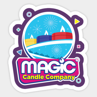 Magic Candle Company 80s Logo Sticker